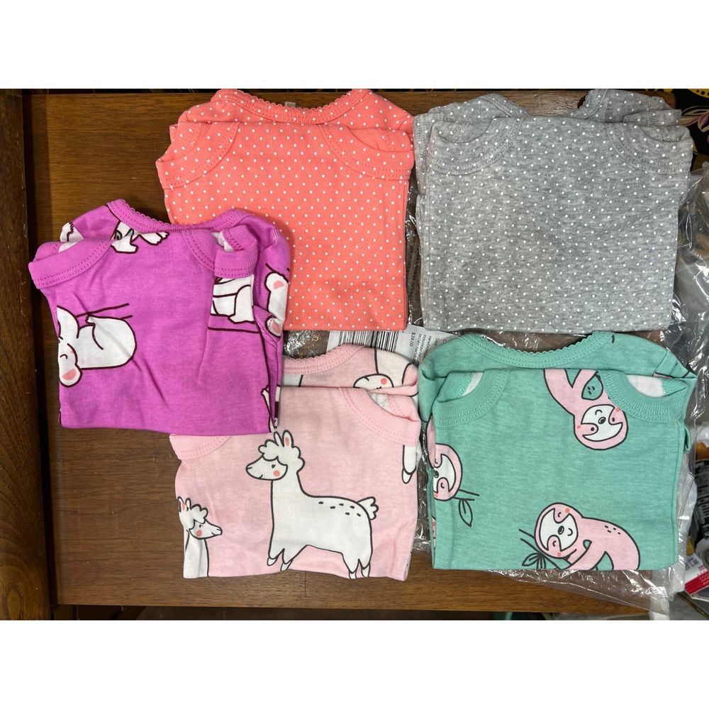 Carter's Baby Pack of five Onesies New